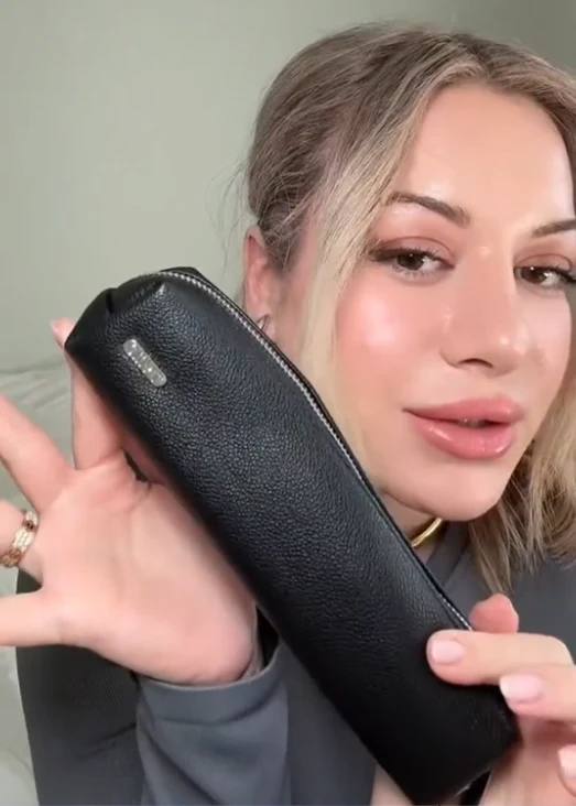 Premium Leather Travel Case - For Brush