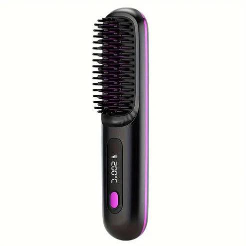 Lunaya Portable Brush - Straighten, Curl, Dry.