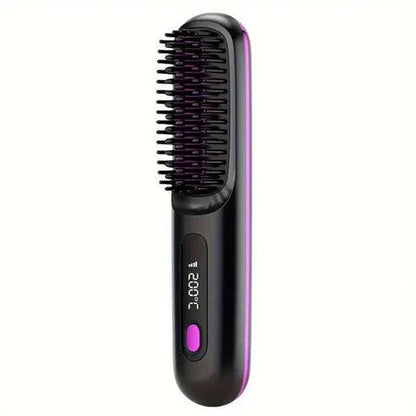 Lunaya Portable Brush - Straighten, Curl, Dry.
